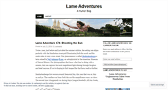 Desktop Screenshot of lameadventures.com